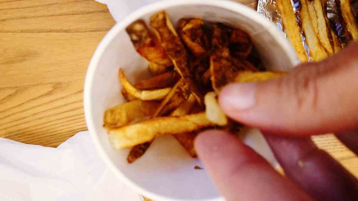Fries bei Five Guys