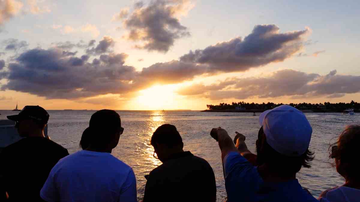 Sunset Watching Mallory Square